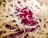 Hình bước làm 3 của món Mứt Dừa Lá Cẩm Tím