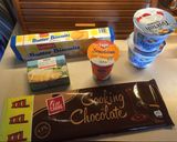 A picture of step 1 of Chocolate cheesecake (čokoládový cheesecake).