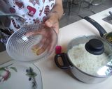 Foto del paso 8 de la receta: Arroz blanco con berenjenas, carne y un toque de curry
