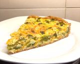 Foto del paso 6 de la receta: Tarta de zapallitos con harina integral 🥧