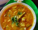 A picture of step 5 of Radish drumsticks sambar.