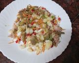 Foto del paso 4 de la receta Ensalada de papas y judías verdes con vinagreta de ajo y perejil