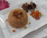 Nasi kebuli kambing langkah memasak 6 foto