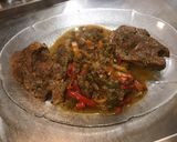 Une image de l'étape 12 de Côtes de porc aux poivrons, coriandre, ail fumé et épices cajun.