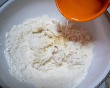 Foto langkah ke 2 dari resep Roti Kasur Kukus Moka Pandan.
