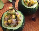 Foto del paso 3 de la receta: Zucchini relleno con camarones