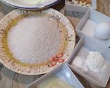 A picture of step 1 of Ras malai pasta siwaiyan.