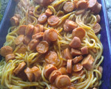 Foto del paso 4 de la receta: Spaghetti con salchichas