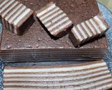 Foto langkah ke 4 dari resep Kue Lapis Coklat (Balapis Cokelat).