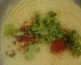 A picture of step 4 of Potato paratha with yoghurt.