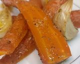 Une image de l'étape 5 de 🍁Carottes rôties Miel Thym Orange Ail en chemise.