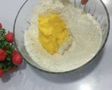 A picture of step 1 of Scottish shortbread (Eggless).