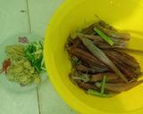 Hình bước làm 1 của món Mực hấp