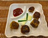 A picture of step 5 of Maharashtrian Paneer Thecha.