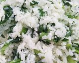 A picture of step 5 of Chinese Veggie Fried Rice 菜飯.