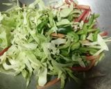 A picture of step 3 of Chicken Pasta.