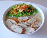 Hình bước làm 5 của món BÁNH CANH chả cá thì là