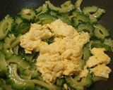山苦瓜黃金炒蛋的食譜步驟5照片