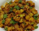 आलू गोभी फ्राई(Aloo Gobhi fry recipe in hindi) रेसिपी चरण 7 फोटो