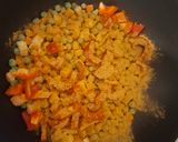 Paradicsomos - zöldséges csirkemellfilé rizzsel /egytàlètel/🍅🐣🌽🥕🧅🫛🍄🟫🍛 recept fázis 1 fotója