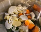 A picture of step 1 of Japanese Nikujyaga in the Instant Pot 🪄🧙‍♀️.