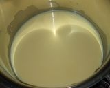 A picture of step 3 of Custard choco coffee pudding.