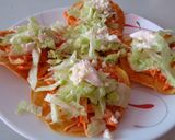 A picture of step 4 of Chicken Tinga Tostadas🤤🤤🤤.