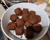 A picture of step 1 of Quick Falafel Wraps.