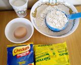 A picture of step 1 of Custard cookies.