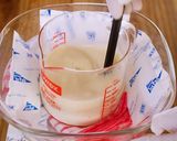 A picture of step 7 of Easy! Caramel Banana Milk Pudding.