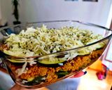 Rakott cukkini 🥒🧀 recept fázis 4 fotója