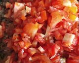 A picture of step 2 of Tomato Rice.