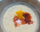 A picture of step 6 of Punjabi Styled Kadhi Pakora-Spinach Onion Fritters Dunked In Sour and Tangy Yogurt Curry😋.