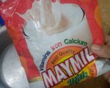 A picture of step 1 of Powdered Milk Tea.