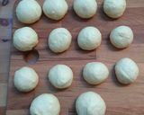 Foto langkah ke 6 dari resep Roti Sobek / Roti Manis / Burger Bun resep anti gagal! cepat kalis.
