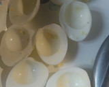 A picture of step 4 of Deviled Eggs in a Salad.