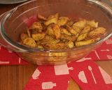 Baconös csirkemell - héjában sült krumpli recept fázis 6 fotója