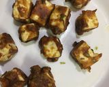 A picture of step 3 of Paneer 65.