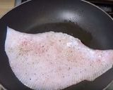 A picture of step 3 of Skate wing with a brown butter and caper sauce.