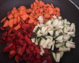 Foto del paso 3 de la receta: Espirales de lenteja con falsa boloñesa de Soja texturizada con tomate seco y albahaca