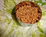 Foto del paso 6 de la receta Ensalada tibia de escarola y lentejas con jamón