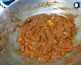 A picture of step 7 of Bhindi Masala.