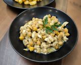 عکس مرحله 4 از دستور خوراک قارچ و نخود (Mushrooms & Chickpeas dish)