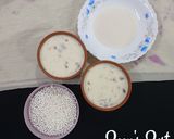 A picture of step 3 of Ground Rice and Sago Kheer.