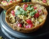 हरा मूंग और आटे की कटोरी चाट (hara moong aur aate ki katori chaat recipe in Hindi) रेसिपी चरण 6 फोटो