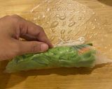 A picture of step 7 of Fresh Spring Rolls for Health.