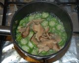 營養師的cookbook: 秋葵椎茸豆腐的食譜步驟3照片