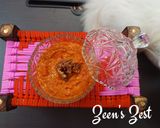 A picture of step 5 of Muhammara Dip.