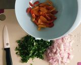 A picture of step 1 of Easy Ancient Indian Salad.