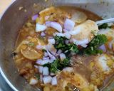 A picture of step 2 of Sambar idli.